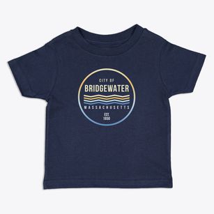Bridgewater Massachusetts Color Fade Toddler T-Shirt