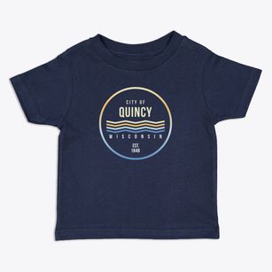 Quincy Wisconsin Color Fade Toddler T-Shirt
