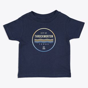 Throckmorton Texas Color Fade Toddler T-Shirt