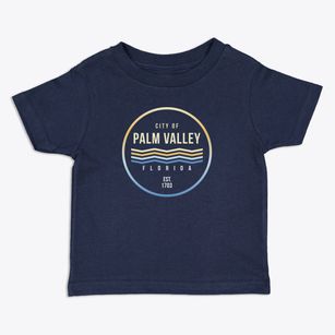 Palm Valley Florida Color Fade Toddler T-Shirt