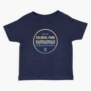 Colonial Park Pennsylvania Color Fade Toddler T-Shirt