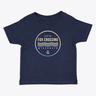 Fox Crossing Wisconsin Color Fade Toddler T-Shirt