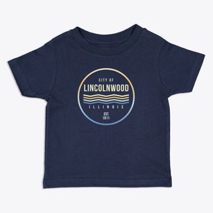 Lincolnwood Illinois Color Fade Toddler T-Shirt