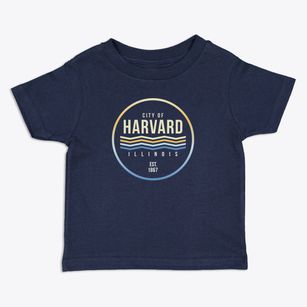 Harvard Illinois Color Fade Toddler T-Shirt