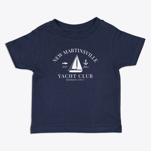 New Martinsville West Virginia Yacht Club Toddler T-Shirt