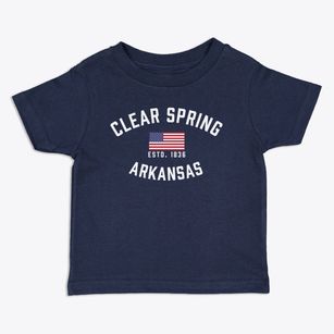Clear Spring Arkansas Patriot Toddler T-Shirt