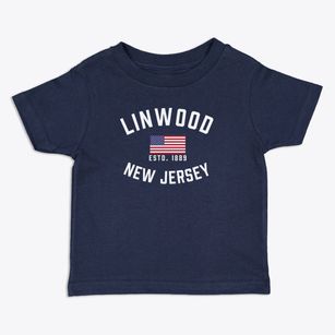 Linwood New Jersey Patriot Toddler T-Shirt