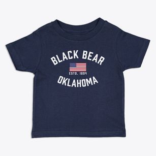 Black Bear Oklahoma Patriot Toddler T-Shirt