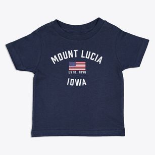 Mount Lucia Iowa Patriot Toddler T-Shirt
