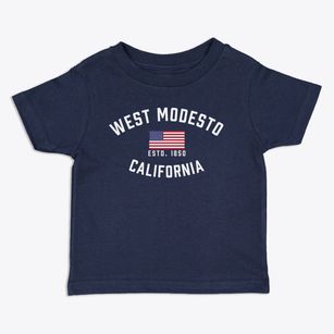 West Modesto California Patriot Toddler T-Shirt