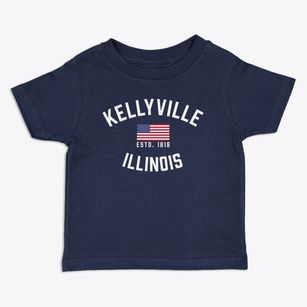 Kellyville Illinois Patriot Toddler T-Shirt