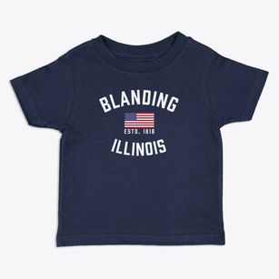 Blanding Illinois Patriot Toddler T-Shirt