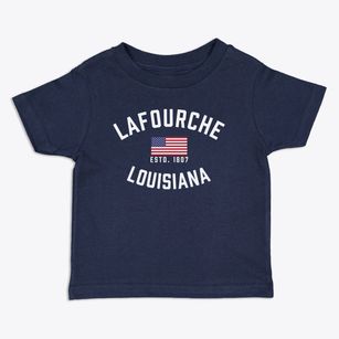 Lafourche Louisiana Patriot Toddler T-Shirt