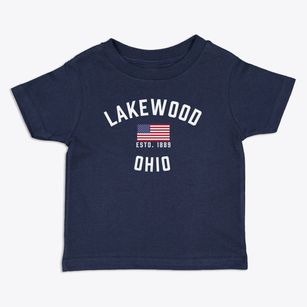 Lakewood Ohio Patriot Toddler T-Shirt