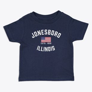 Jonesboro Illinois Patriot Toddler T-Shirt