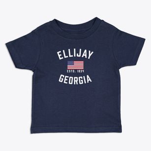 Ellijay Georgia Patriot Toddler T-Shirt