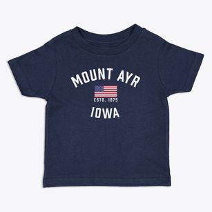 Mount Ayr Iowa Patriot Toddler T-Shirt