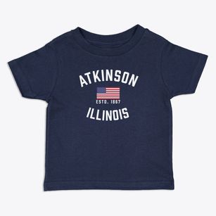 Atkinson Illinois Patriot Toddler T-Shirt