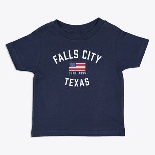 Falls City Texas Patriot Toddler T-Shirt