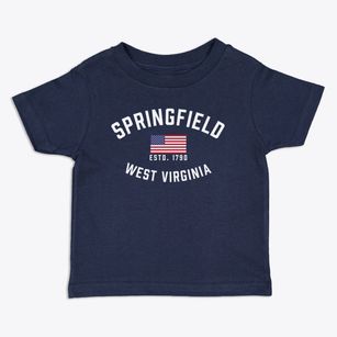 Springfield West Virginia Patriot Toddler T-Shirt