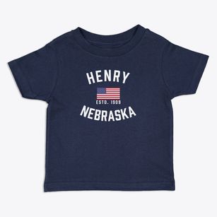 Henry Nebraska Patriot Toddler T-Shirt