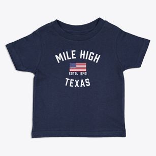 Mile High Texas Patriot Toddler T-Shirt