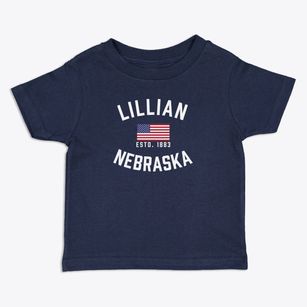 Lillian Nebraska Patriot Toddler T-Shirt