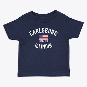 Carlsburg Illinois Patriot Toddler T-Shirt