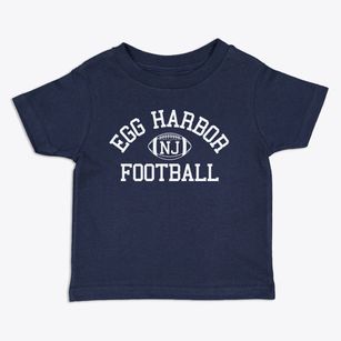 Egg Harbor New Jersey Football Toddler T-Shirt