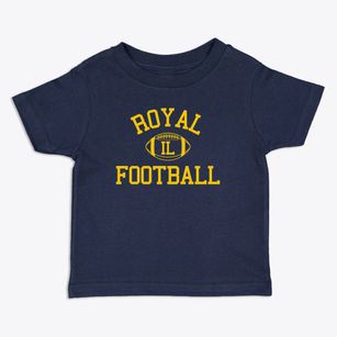 Royal Illinois Football Toddler T-Shirt