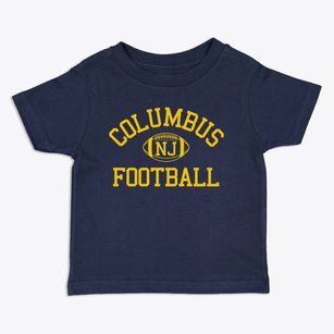 Columbus New Jersey Football Toddler T-Shirt