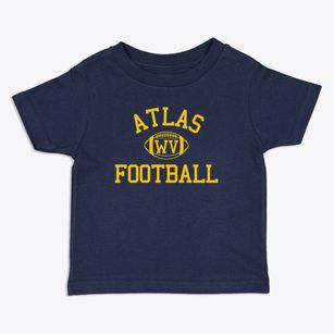 Atlas West Virginia Football Toddler T-Shirt