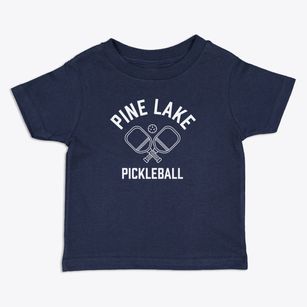 Pine Lake Nebraska Pickleball Toddler T-Shirt