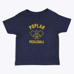 Poplar Iowa Pickleball Toddler T-Shirt