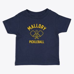 Mallory West Virginia Pickleball Toddler T-Shirt