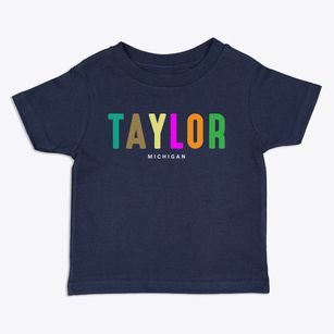 Taylor Michigan Color Pop Toddler T-Shirt