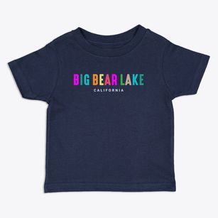 Big Bear Lake California Color Pop Toddler T-Shirt