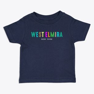 West Elmira New York Color Pop Toddler T-Shirt