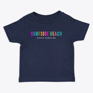 Surfside Beach South Carolina Color Pop Toddler T-Shirt