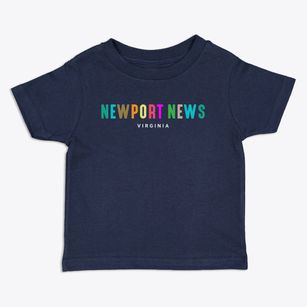 Newport News Virginia Color Pop Toddler T-Shirt