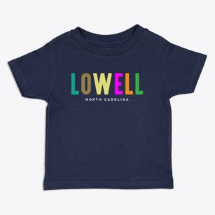 Lowell North Carolina Color Pop Toddler T-Shirt
