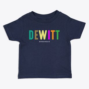 Dewitt Arkansas Color Pop Toddler T-Shirt