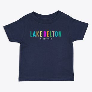 Lake Delton Wisconsin Color Pop Toddler T-Shirt