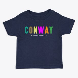 Conway Massachusetts Color Pop Toddler T-Shirt