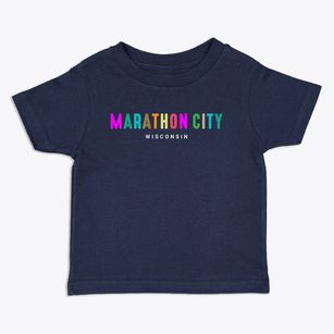 Marathon City Wisconsin Color Pop Toddler T-Shirt