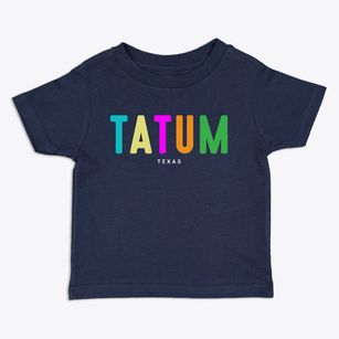 Tatum Texas Color Pop Toddler T-Shirt