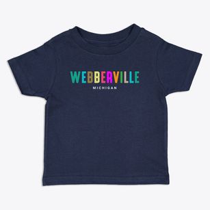 Webberville Michigan Color Pop Toddler T-Shirt