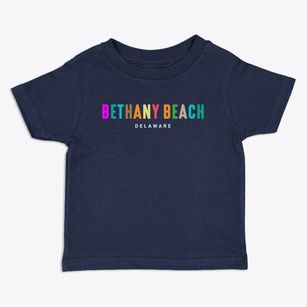 Bethany Beach Delaware Color Pop Toddler T-Shirt