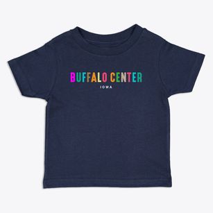 Buffalo Center Iowa Color Pop Toddler T-Shirt