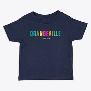 Orangeville Illinois Color Pop Toddler T-Shirt